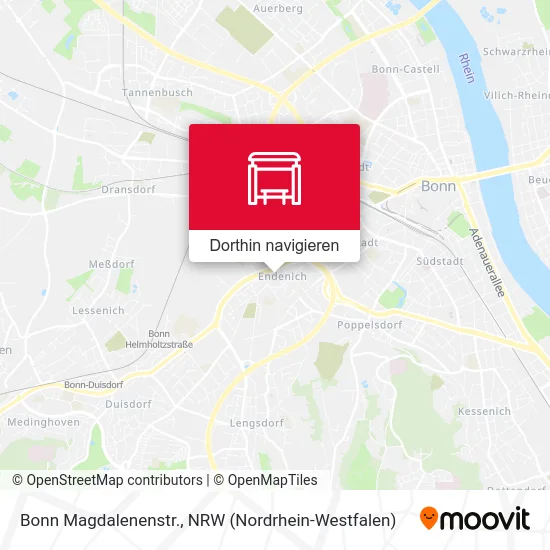 Bonn Magdalenenstr. Karte