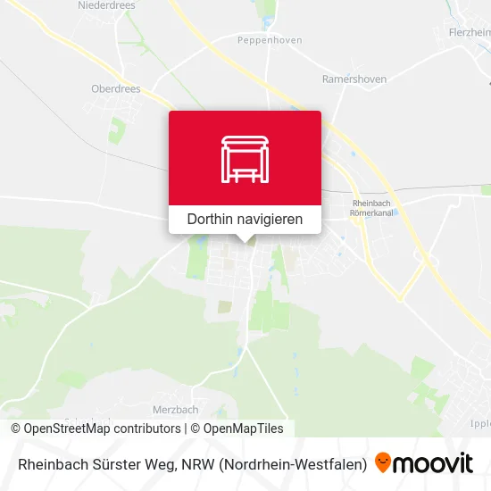 Rheinbach Sürster Weg Karte