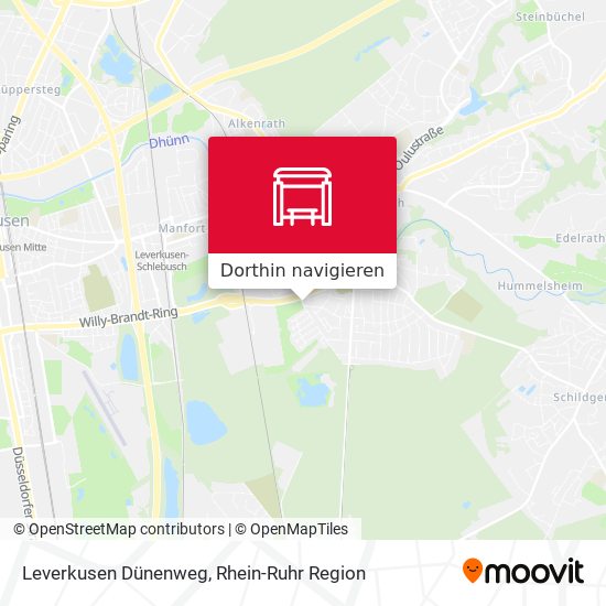 Leverkusen Dünenweg Karte