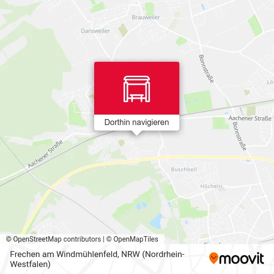 Frechen am Windmühlenfeld Karte