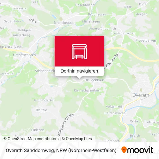 Overath Sanddornweg Karte