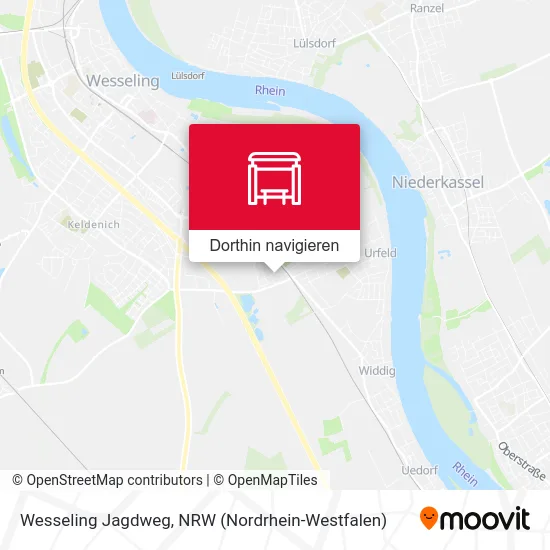 Wesseling Jagdweg Karte