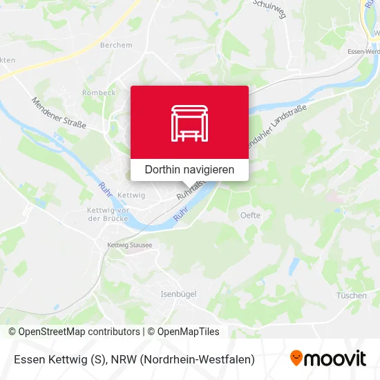 Essen Kettwig (S) Karte