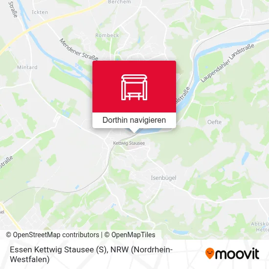 Essen Kettwig Stausee Karte