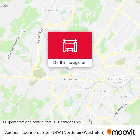 Aachen, Lochnerstraße Karte