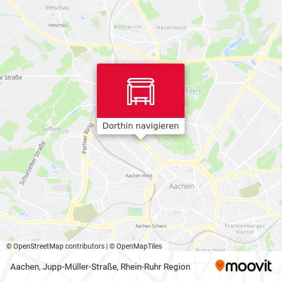 Aachen, Jupp-Müller-Straße Karte