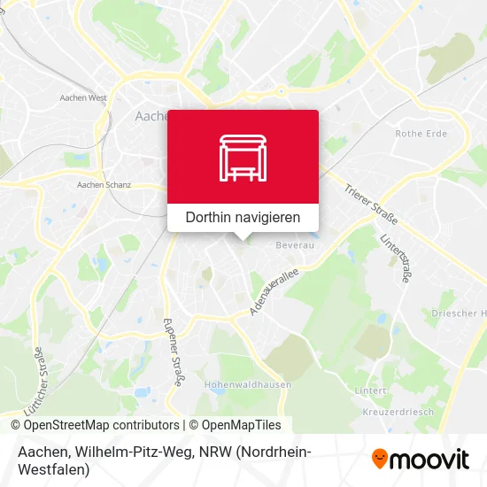 Aachen, Wilhelm-Pitz-Weg Karte