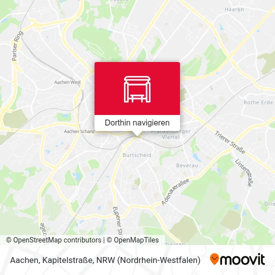 Aachen, Kapitelstraße Karte