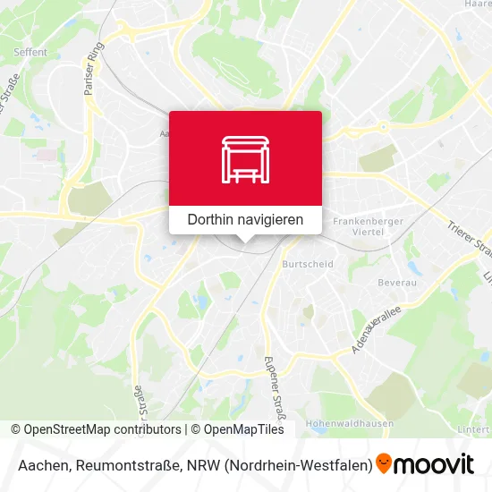 Aachen, Reumontstraße Karte