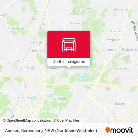 Aachen, Berensberg Karte