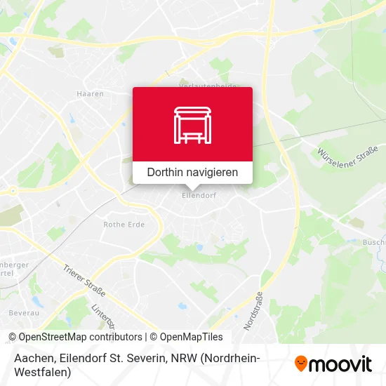 Aachen, Eilendorf St. Severin Karte