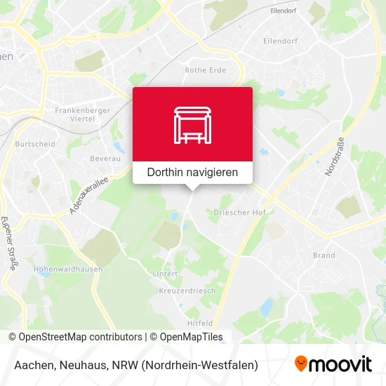 Aachen, Neuhaus Karte