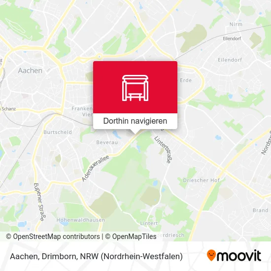 Aachen, Drimborn Karte