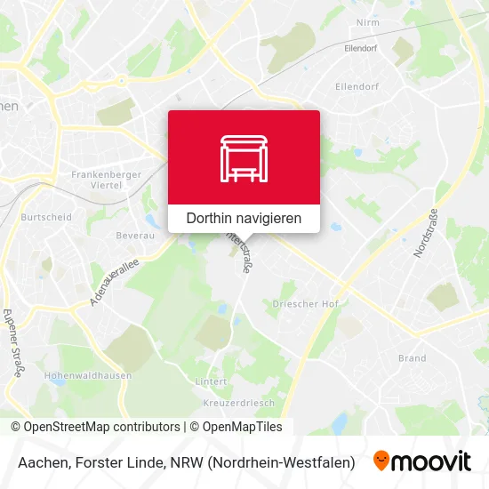 Aachen, Forster Linde Karte