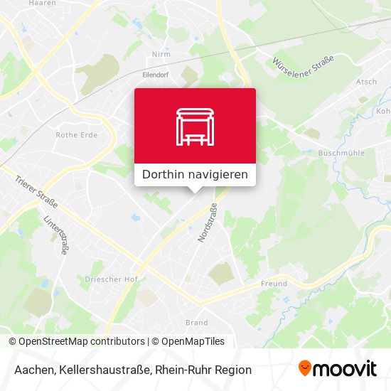 Aachen, Kellershaustraße Karte