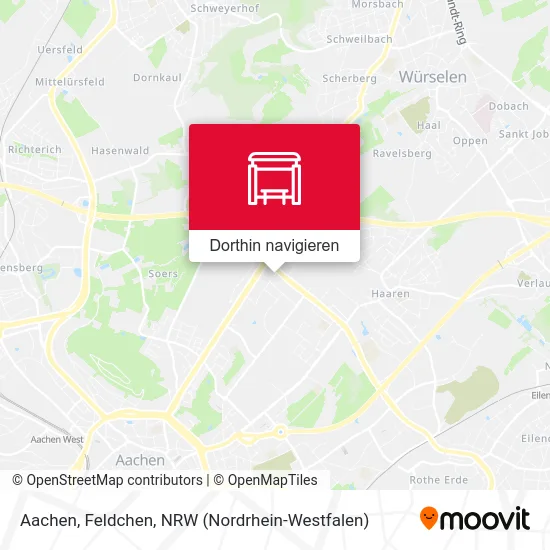 Aachen, Feldchen Karte