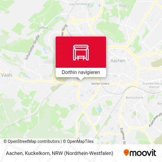 Aachen, Kuckelkorn Karte