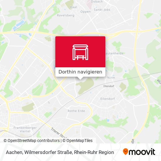 Aachen, Wilmersdorfer Straße Karte