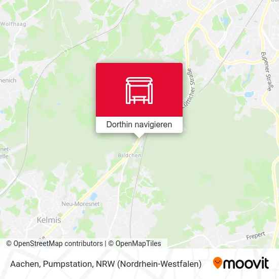 Aachen, Pumpstation Karte