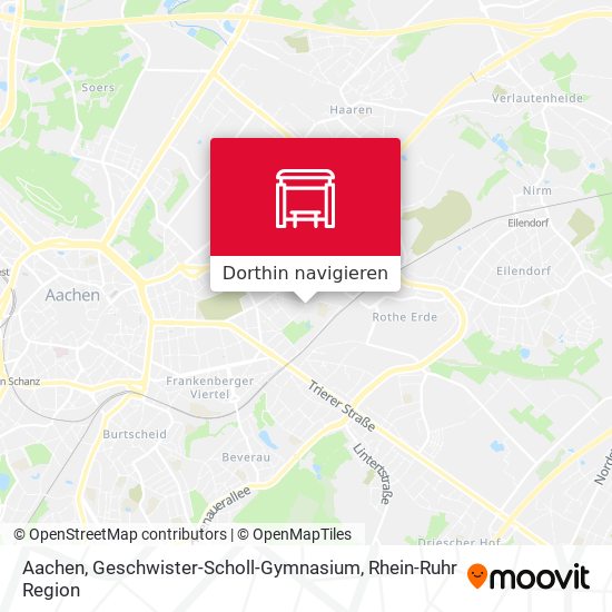 Aachen, Geschwister-Scholl-Gymnasium Karte