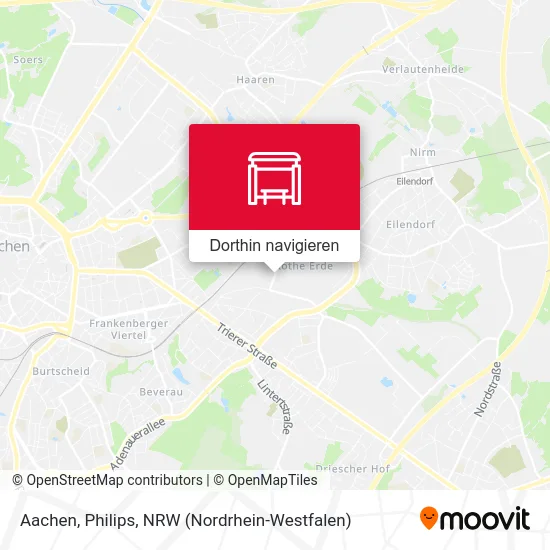 Aachen, Philips Karte