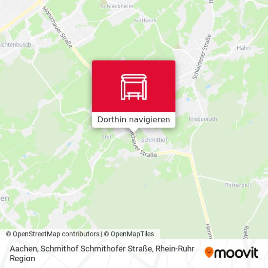 Aachen, Schmithof Schmithofer Straße Karte