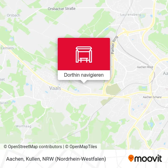 Aachen, Kullen Karte