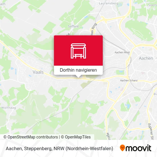 Aachen, Steppenberg Karte