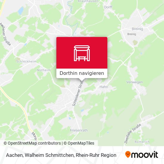 Aachen, Walheim Schmittchen Karte