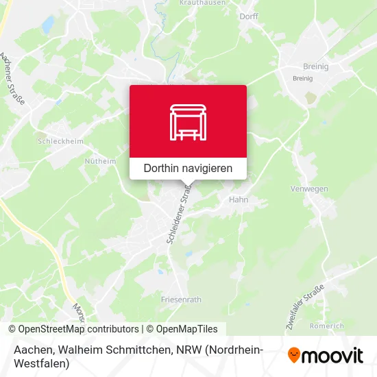 Aachen, Walheim Schmittchen Karte