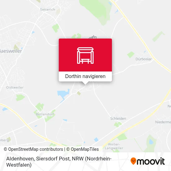 Aldenhoven, Siersdorf Post Karte