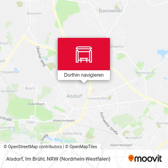 Alsdorf, Im Brühl Karte