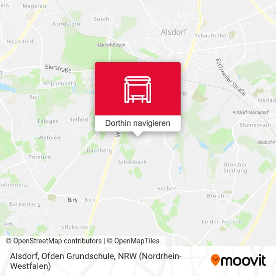 Alsdorf, Ofden Grundschule Karte