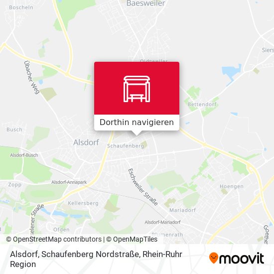 Alsdorf, Schaufenberg Nordstraße Karte