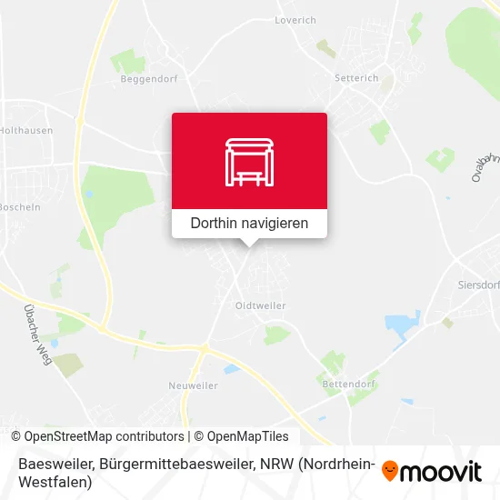 Baesweiler, Bürgermittebaesweiler Karte