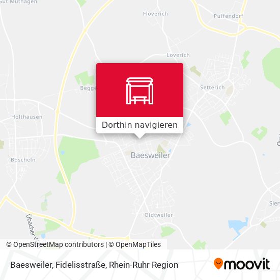 Baesweiler, Fidelisstraße Karte