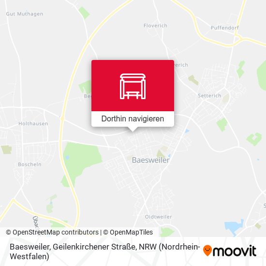 Baesweiler, Geilenkirchener Straße Karte
