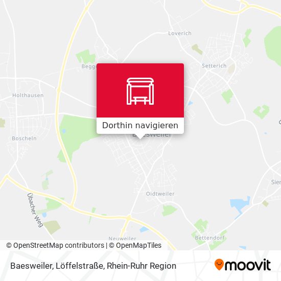 Baesweiler, Löffelstraße Karte