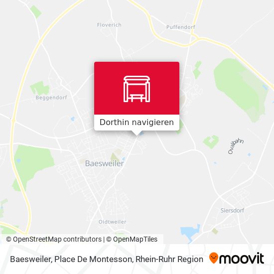 Baesweiler, Place De Montesson Karte