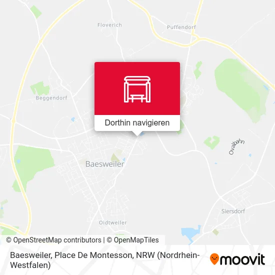 Baesweiler, Place De Montesson Karte