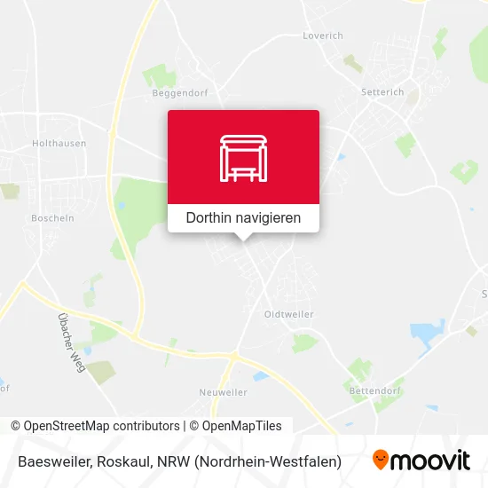 Baesweiler, Roskaul Karte