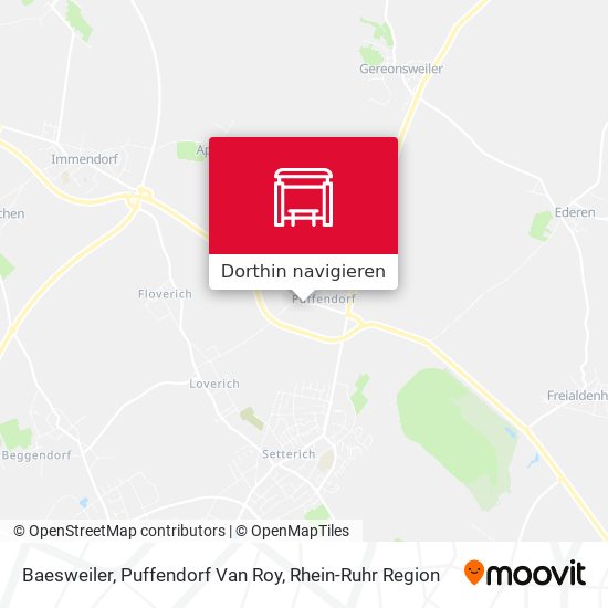 Baesweiler, Puffendorf Van Roy Karte