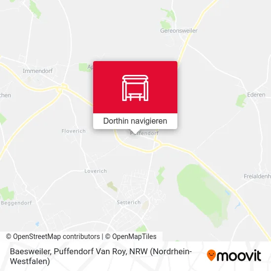 Baesweiler, Puffendorf Van Roy Karte