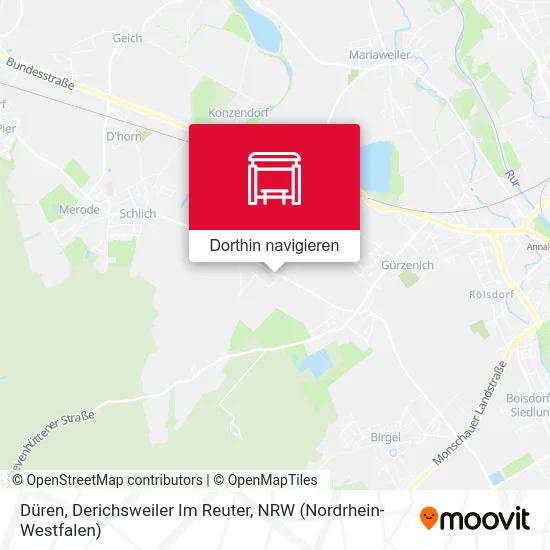 Düren, Derichsweiler Im Reuter Karte