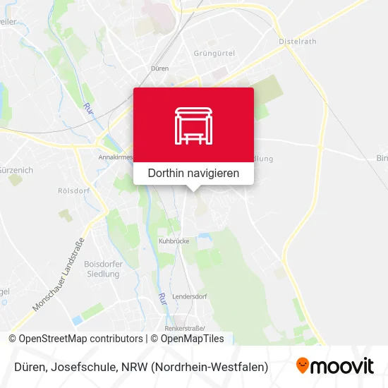 Düren, Josefschule Karte