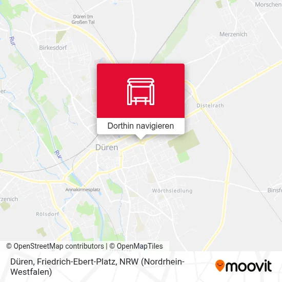 Düren, Friedrich-Ebert-Platz Karte