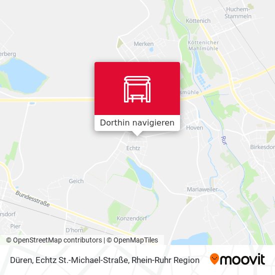 Düren, Echtz St.-Michael-Straße Karte