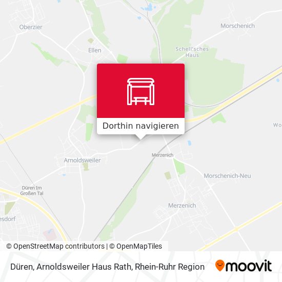 Düren, Arnoldsweiler Haus Rath Karte