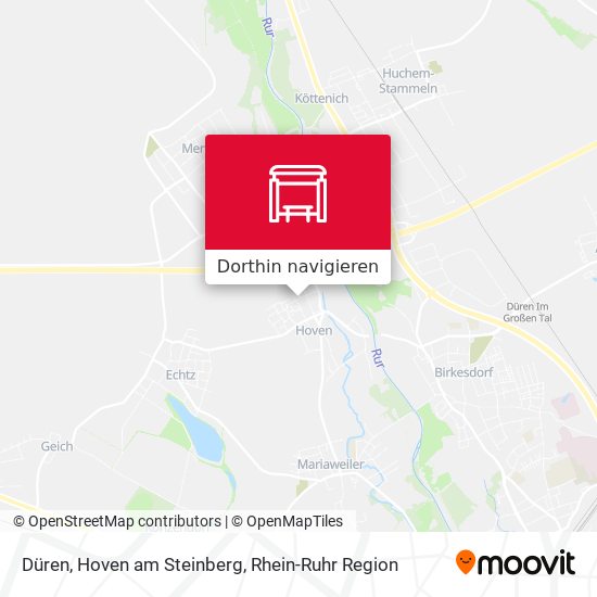 Düren, Hoven am Steinberg Karte