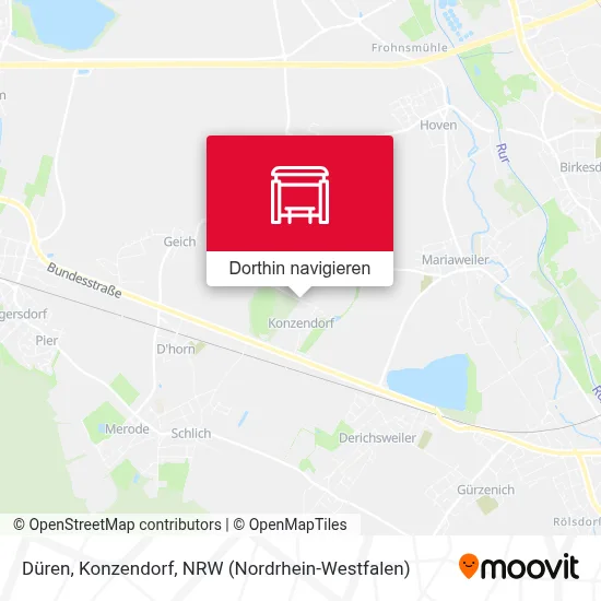 Düren, Konzendorf Karte